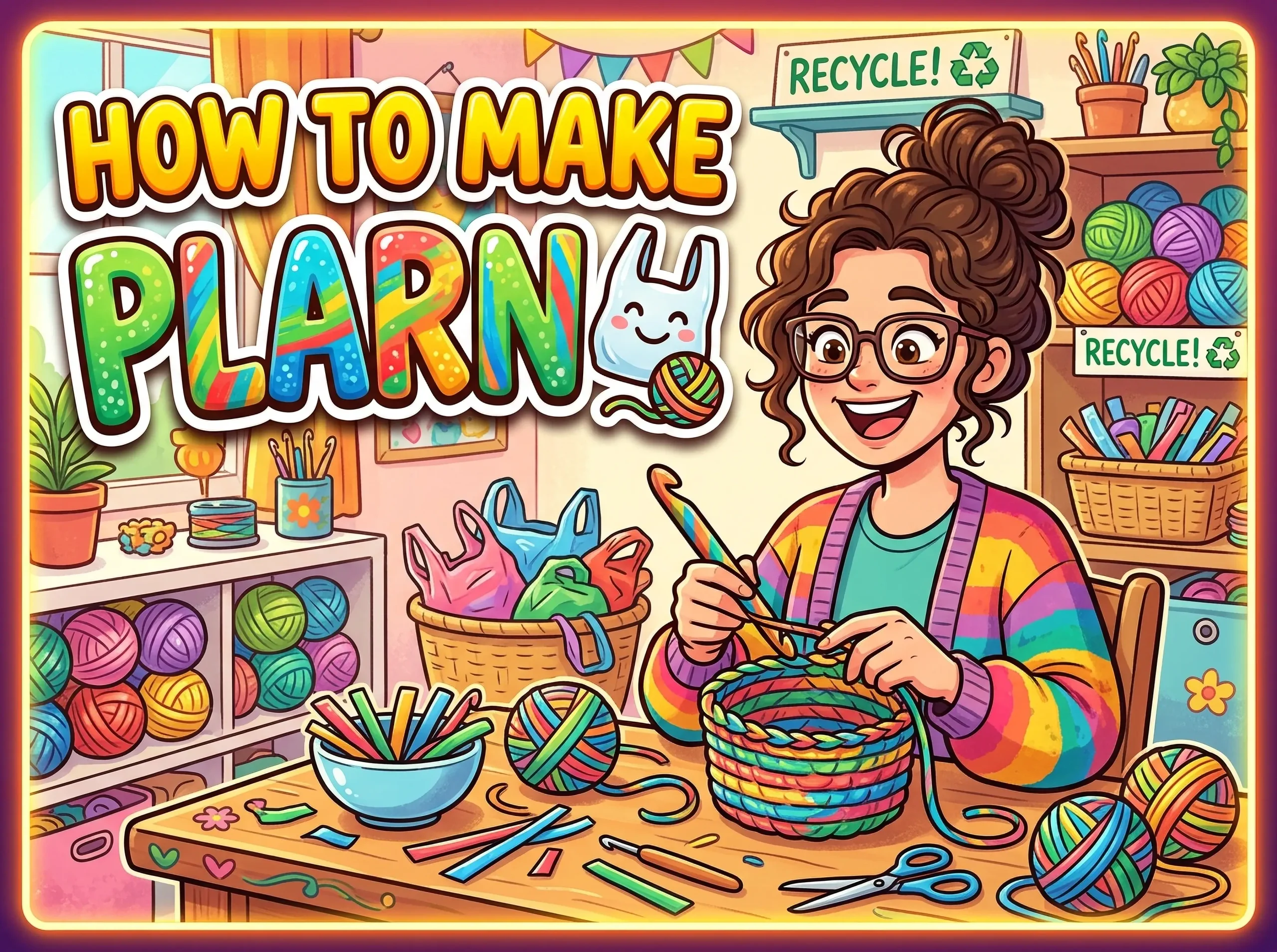 how to make plarn video cover