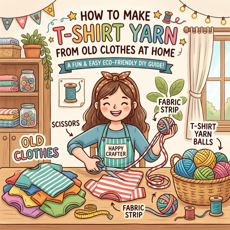how to make t-shirt yarn