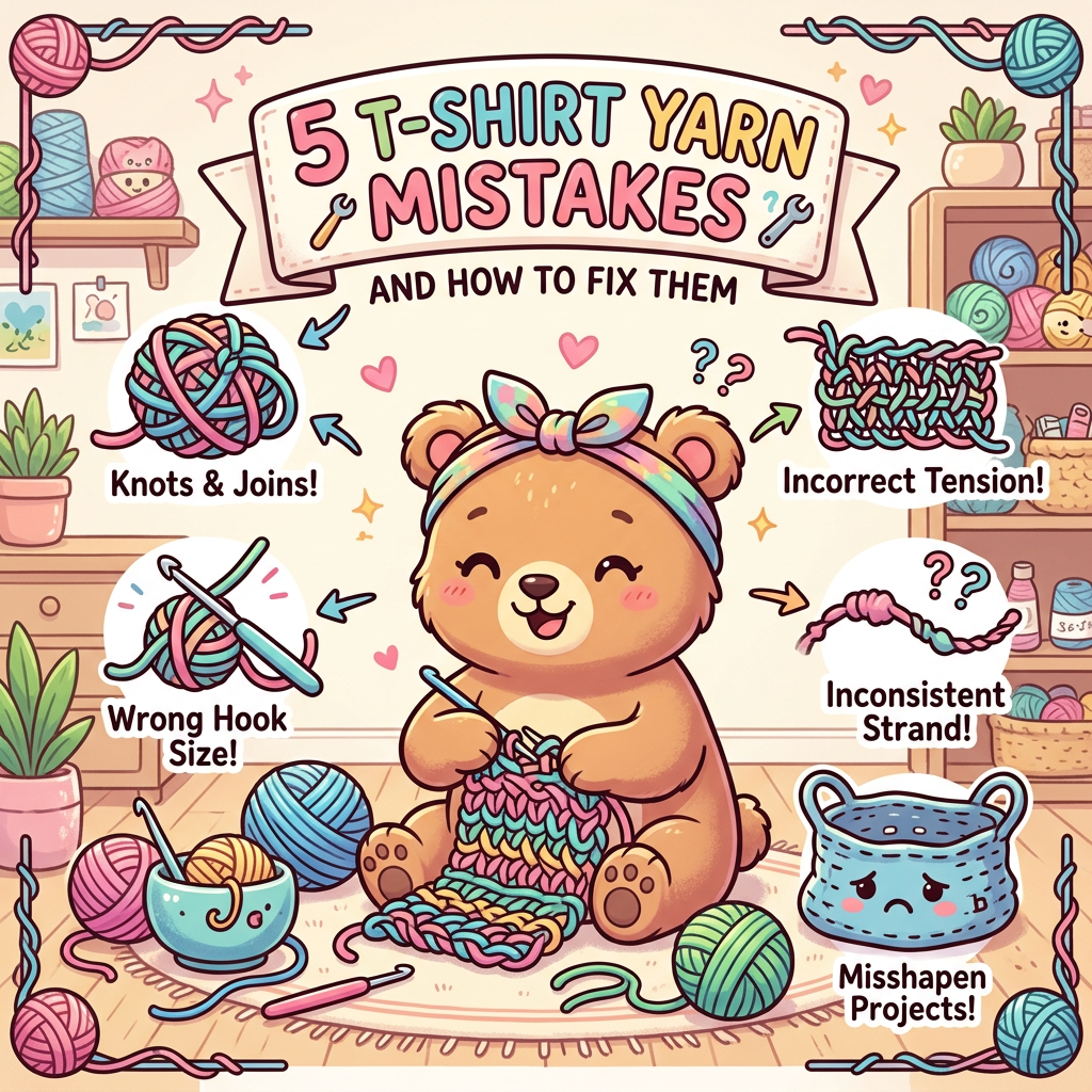 t-shirt yarn mistakes